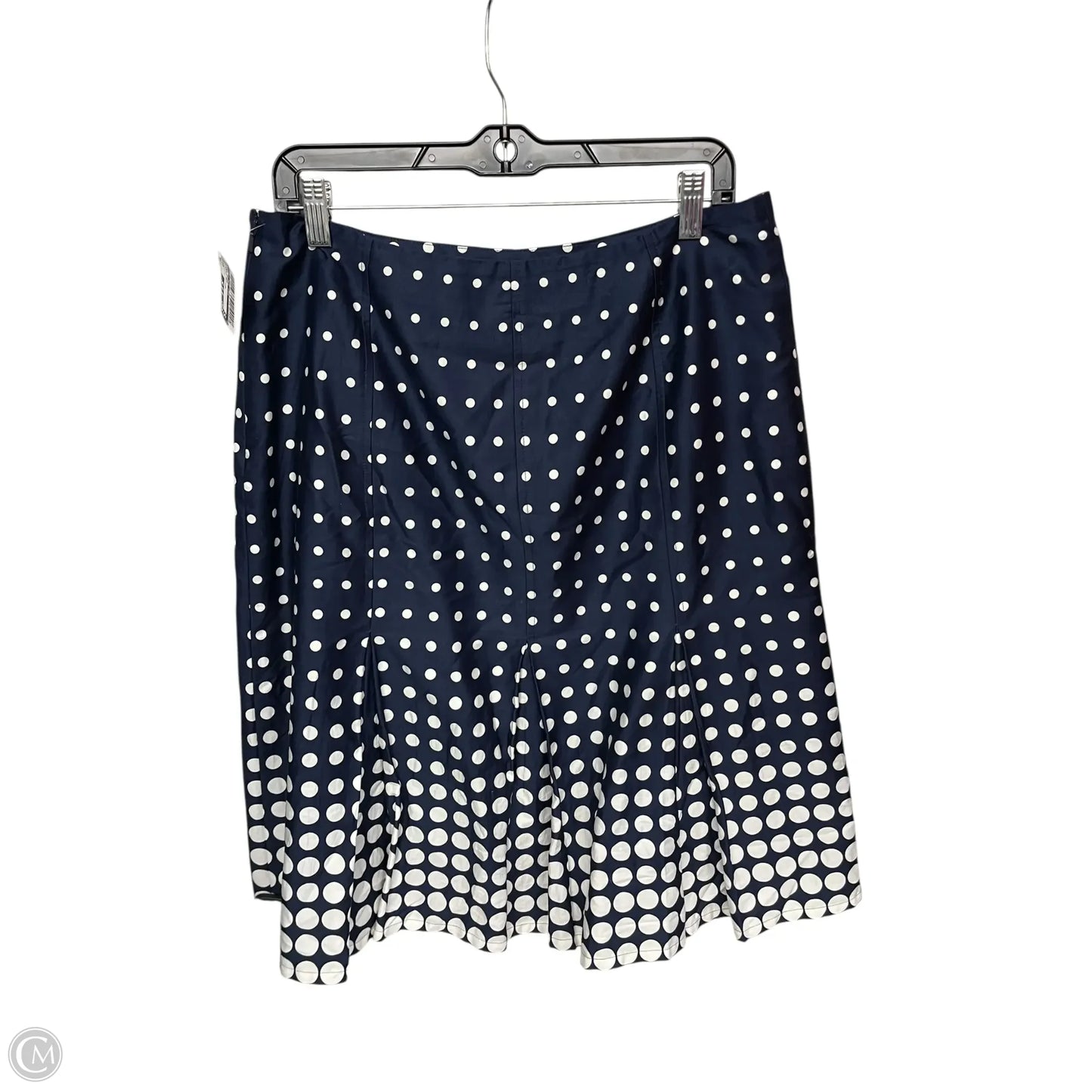 Skirt Midi By Jones New York In Polkadot Pattern, Size: 10