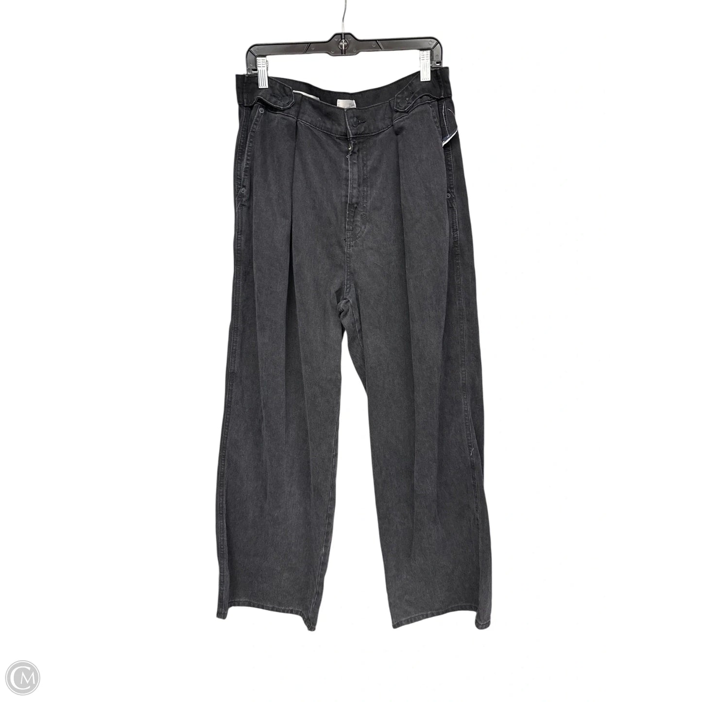 Jeans Wide Leg By Universal Thread In Black Denim, Size: 14