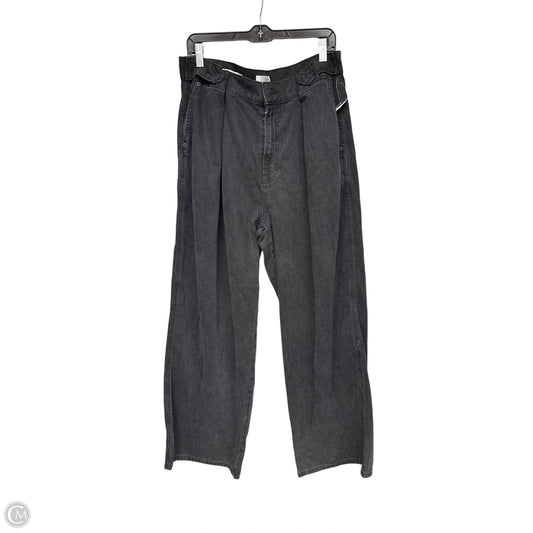 Jeans Wide Leg By Universal Thread In Black Denim, Size: 14
