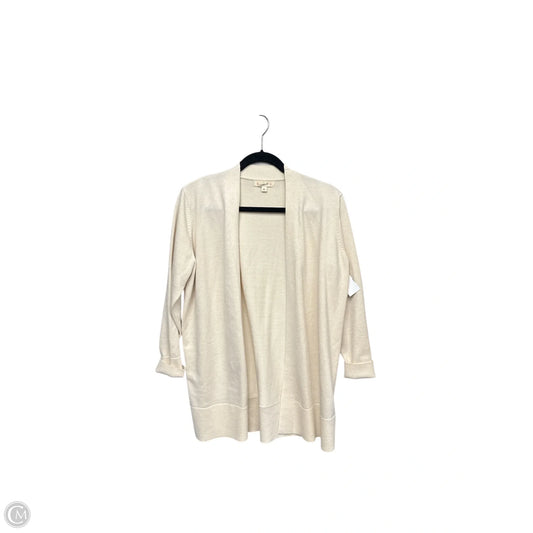 Cardigan By Clothes Mentor In Cream, Size: M