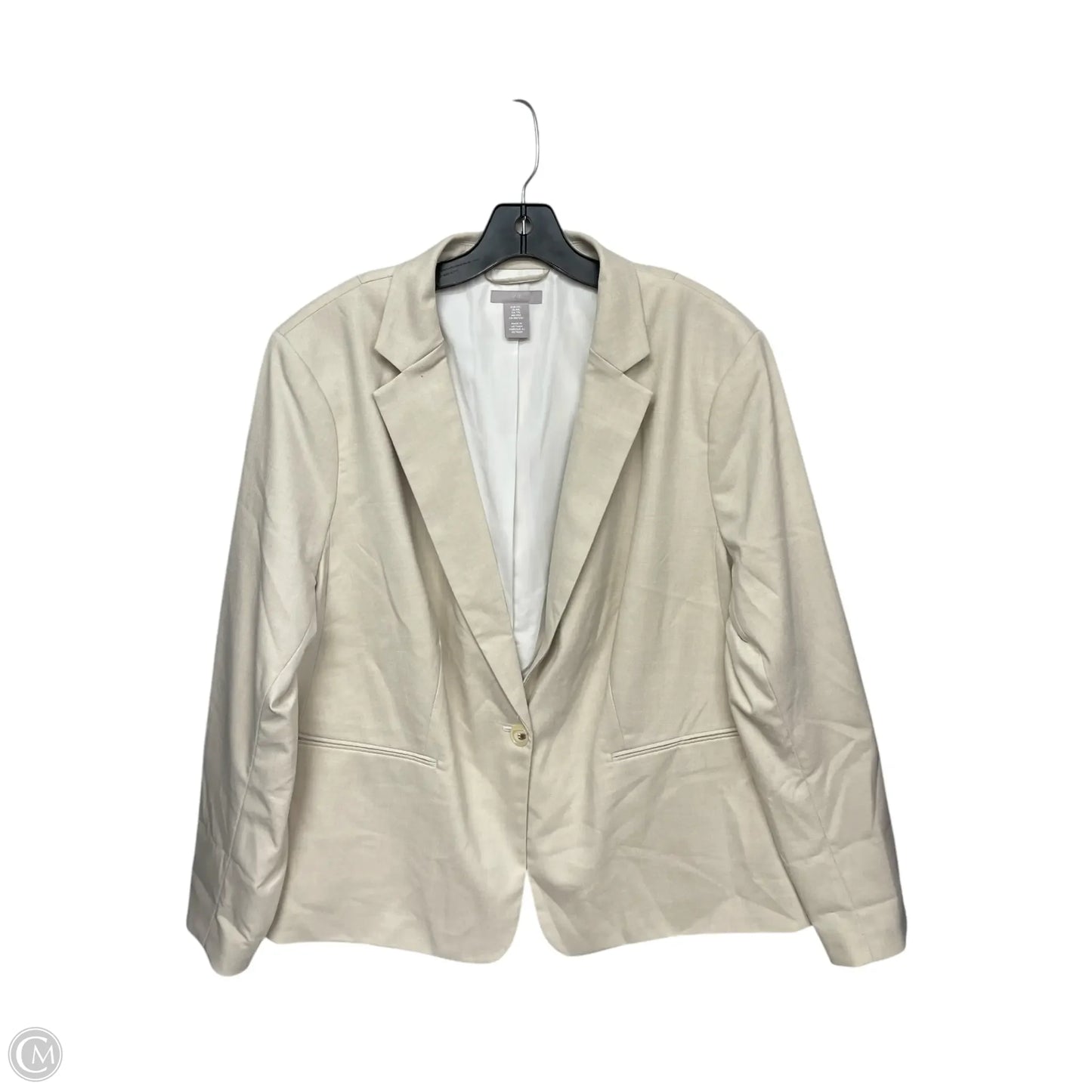 Blazer By H&m In Tan, Size: Xxl