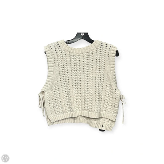 Vest Sweater By Asos In Cream, Size: L
