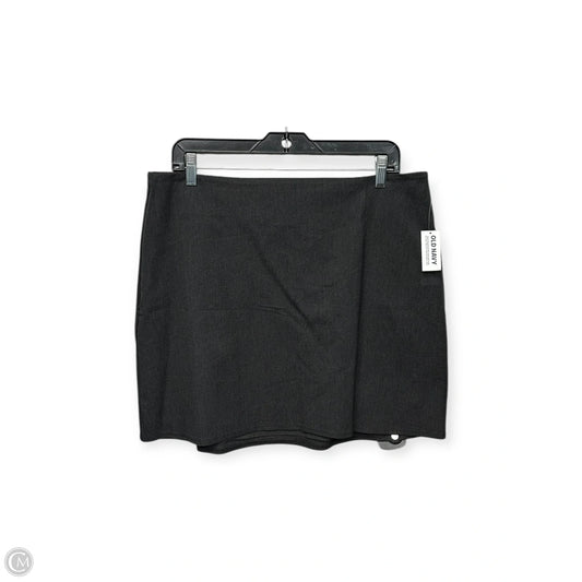 Skirt Mini & Short By Old Navy In Grey, Size: L