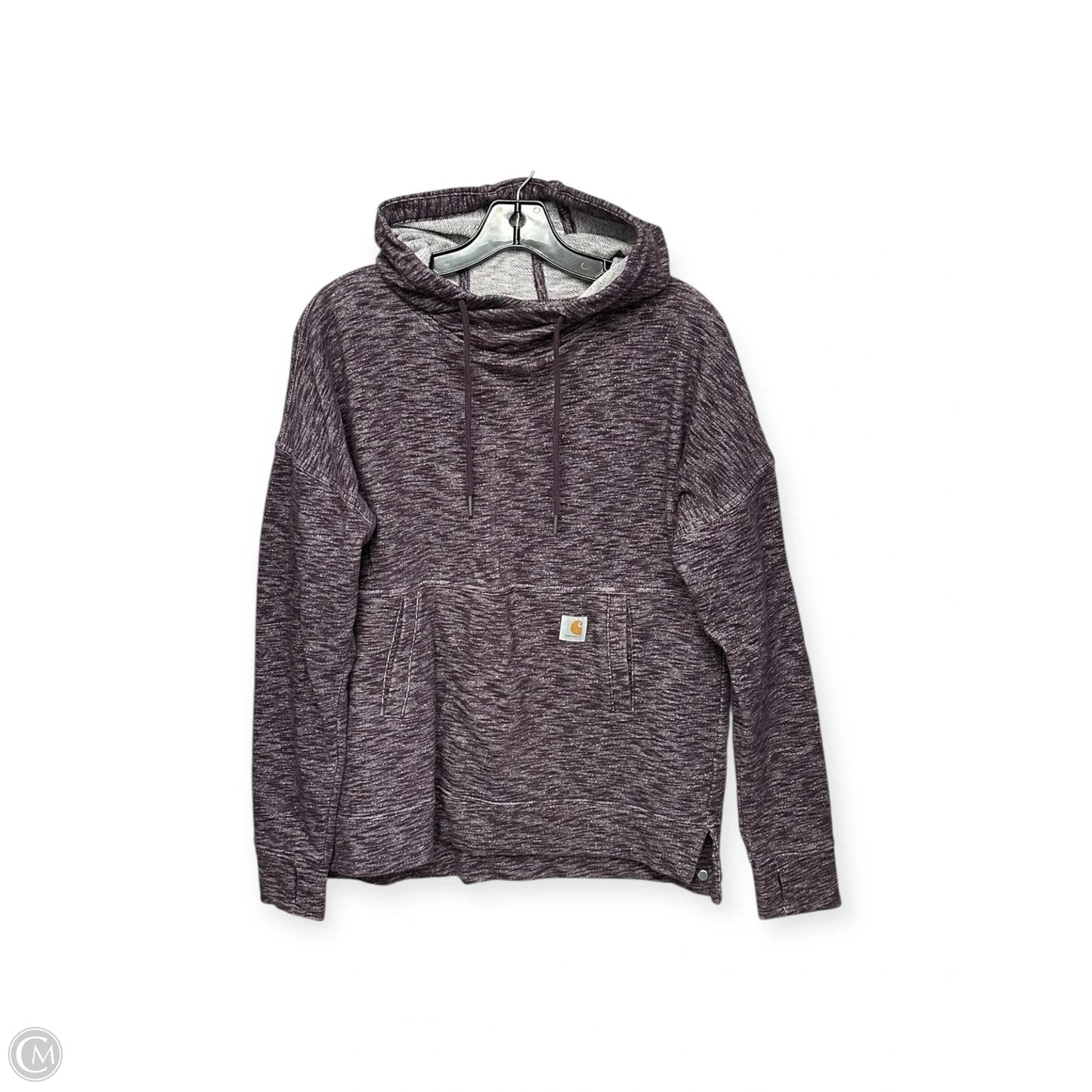Sweatshirt Hoodie By Carhartt In Purple, Size: S