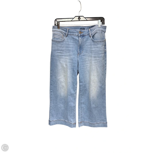 Jeans Wide Leg By J. Jill In Blue Denim, Size: 8p