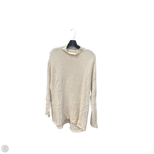 Sweater Cashmere By Clothes Mentor In Tan, Size: L