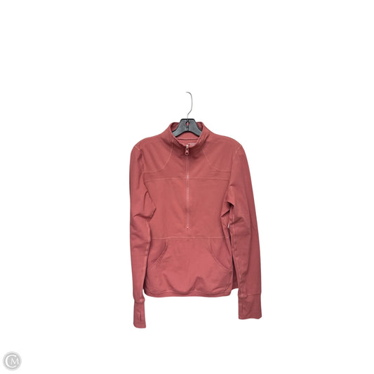 Athletic Jacket By Zyia In Mauve, Size: L