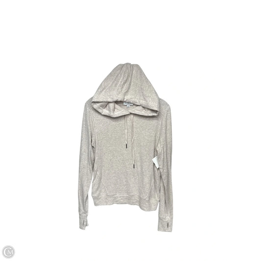 Sweatshirt Hoodie By Evereve In Tan, Size: S