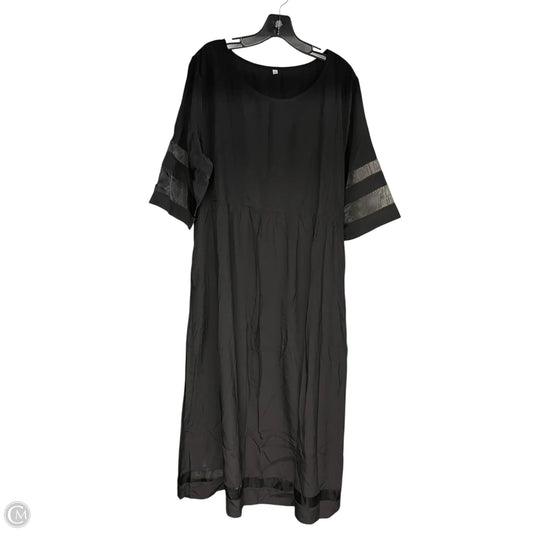 Dress Casual Maxi By Clothes Mentor In Black, Size: 2x