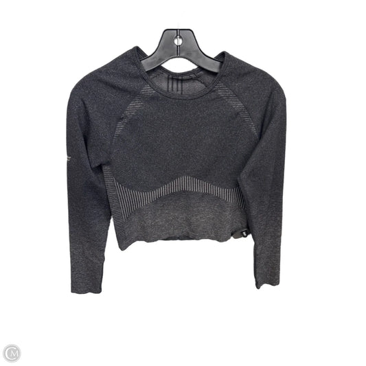 Athletic Top Long Sleeve Crewneck By Fabletics In Grey, Size: S