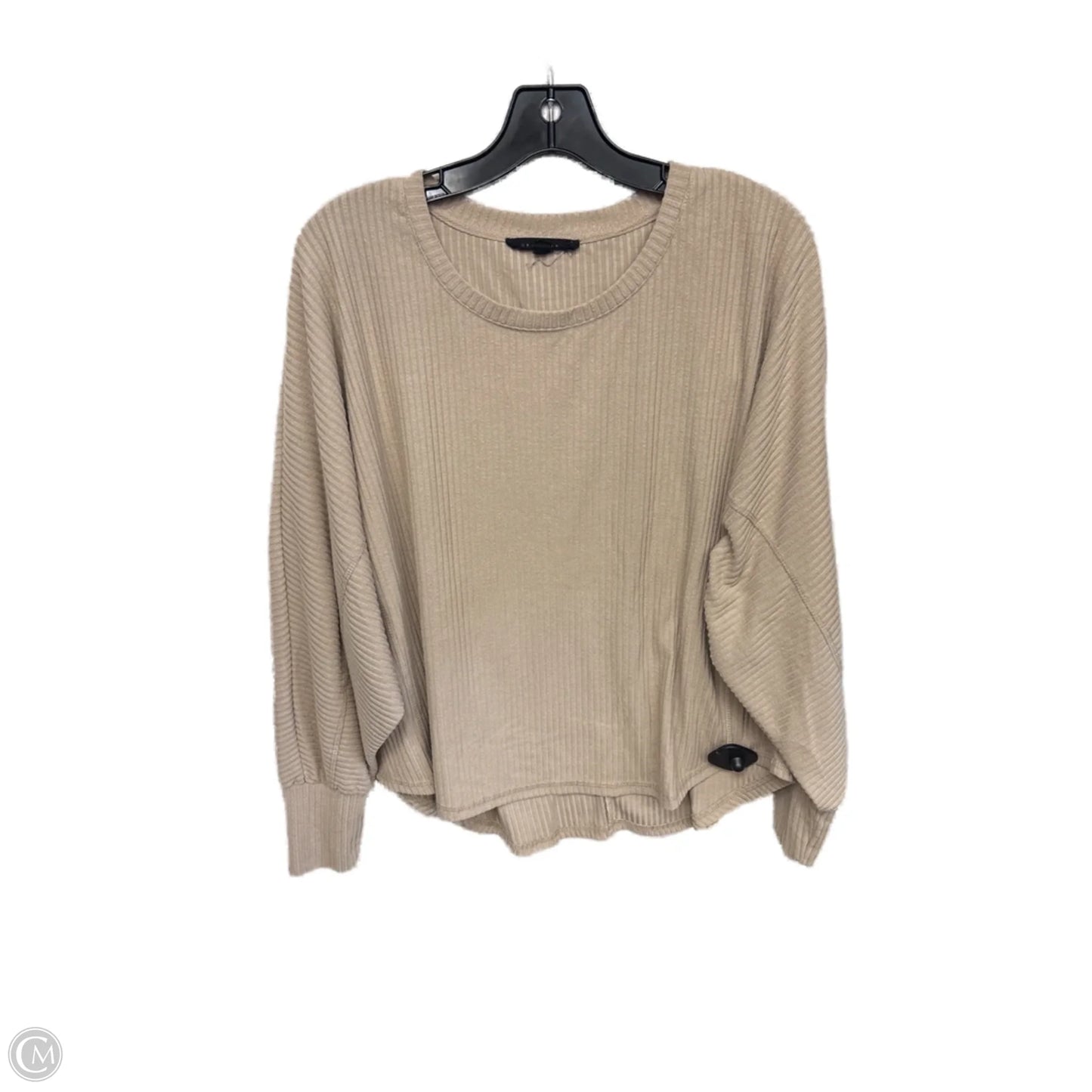 Top Long Sleeve By Jane And Delancey In Tan, Size: M