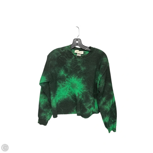 Sweatshirt Crewneck By Clothes Mentor In Green, Size: S