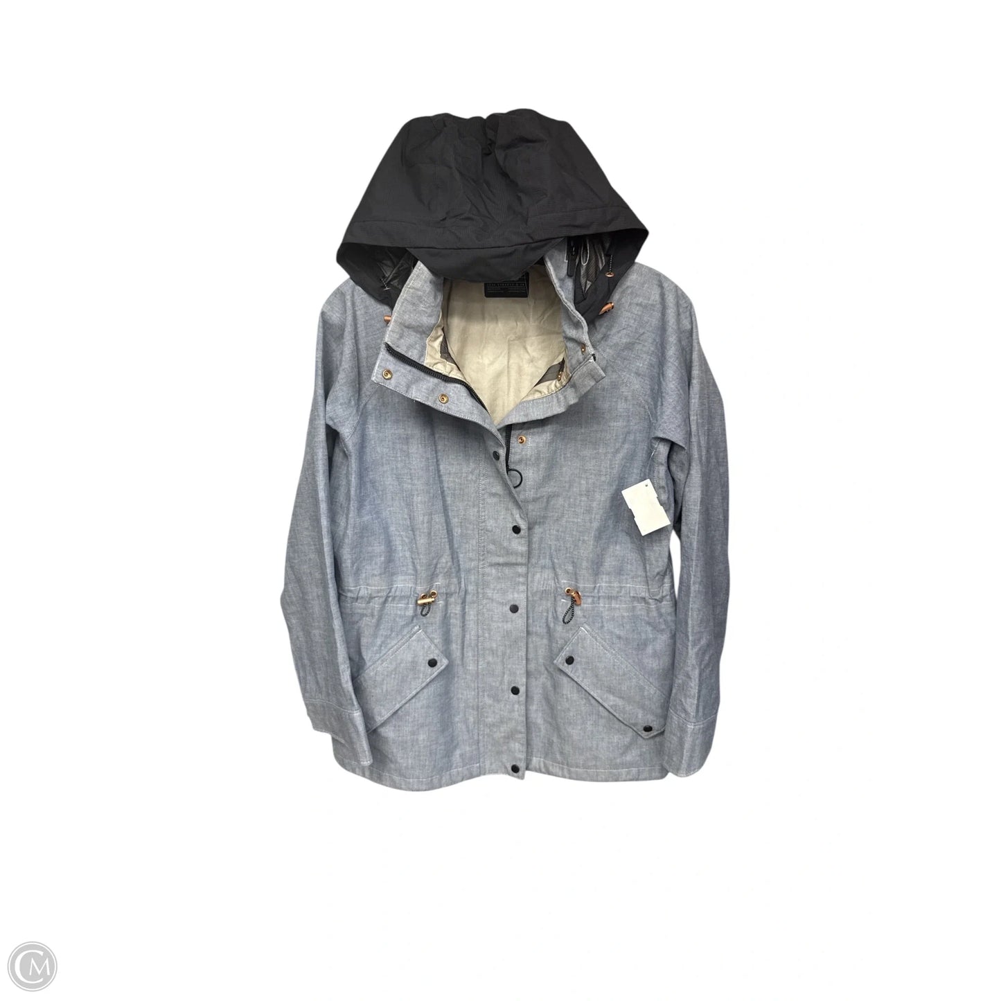 Jacket Windbreaker By Levis In Blue, Size: Xs