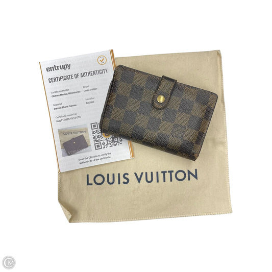 Wallet Luxury Designer By Louis Vuitton, Size: Medium