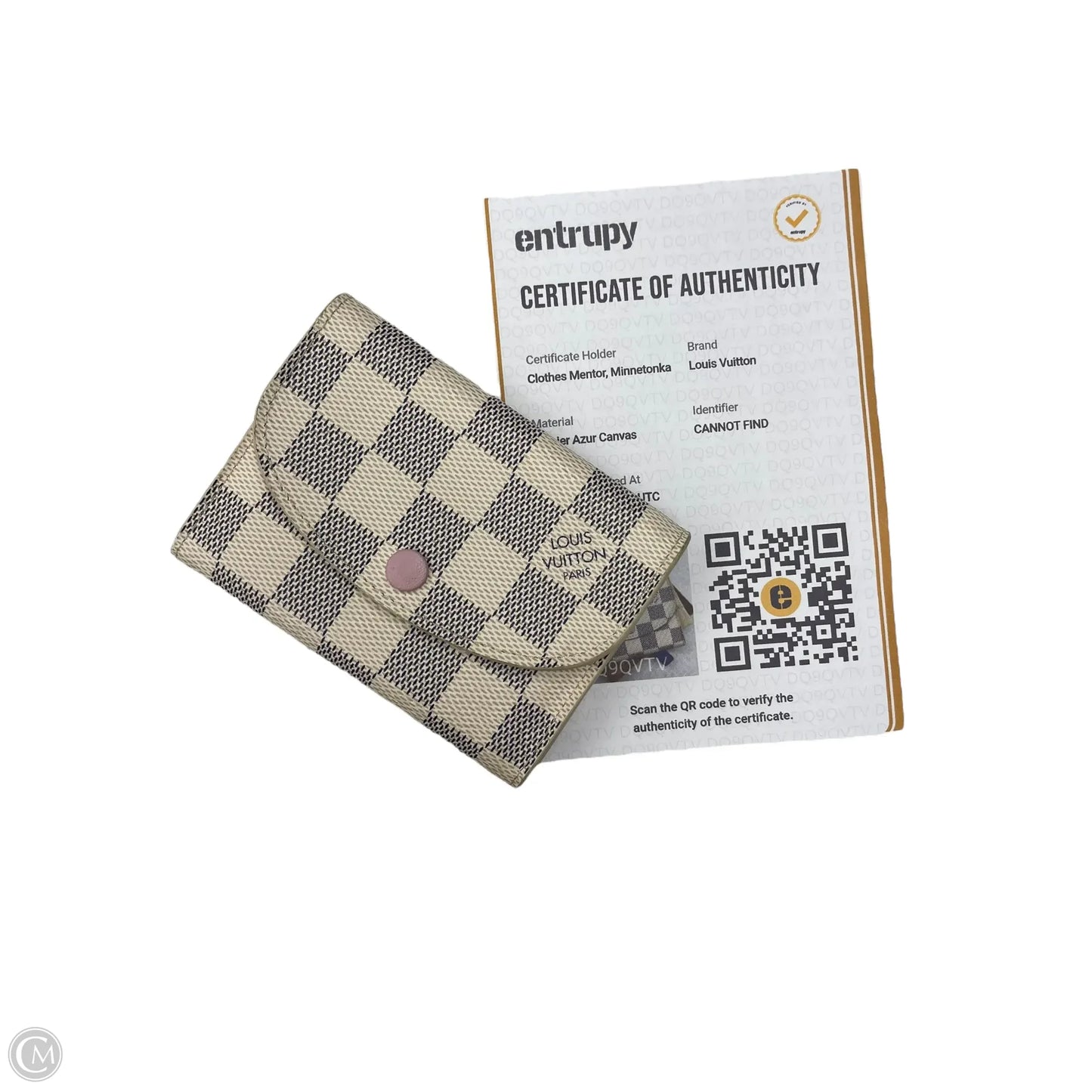 Wallet Luxury Designer By Louis Vuitton, Size: Small