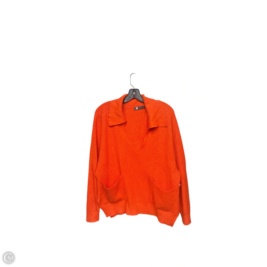 Sweater By Clothes Mentor In Orange, Size: Xl