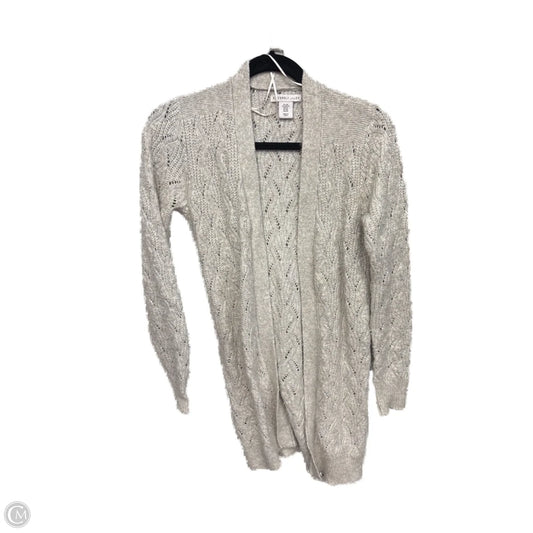 Cardigan By Clothes Mentor In Beige, Size: Xs