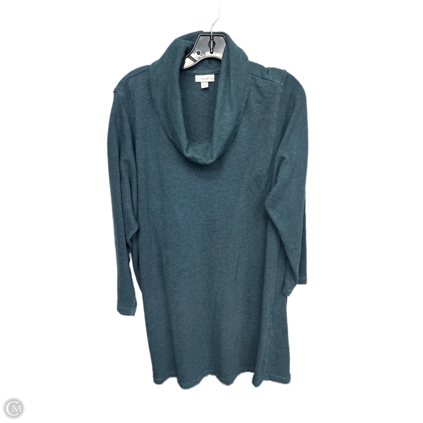 Dress Sweater By J. Jill In Teal, Size: Xl