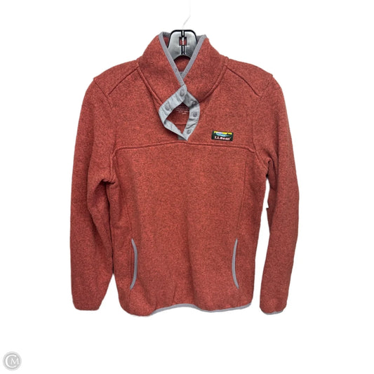 Jacket Fleece By L.l. Bean In Orange, Size: S