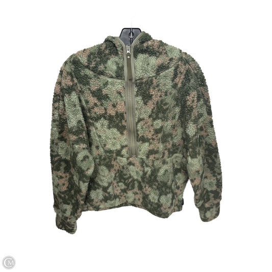 Jacket Faux Fur & Sherpa By Prana In Camouflage Print, Size: M