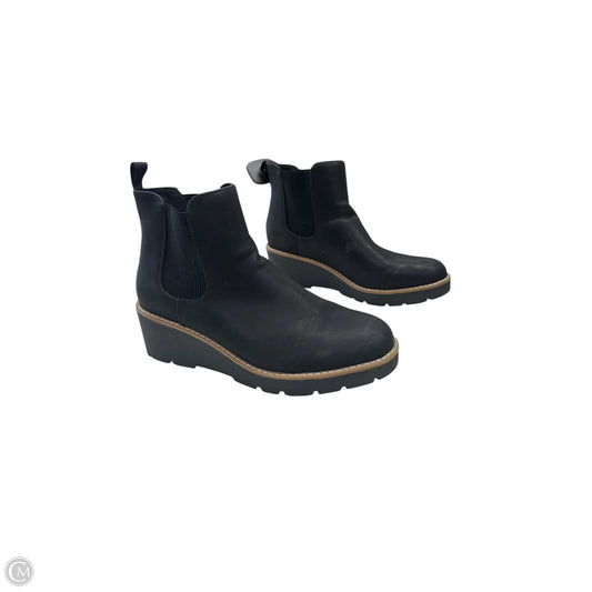 Boots Ankle Flats By Clothes Mentor In Black, Size: 9