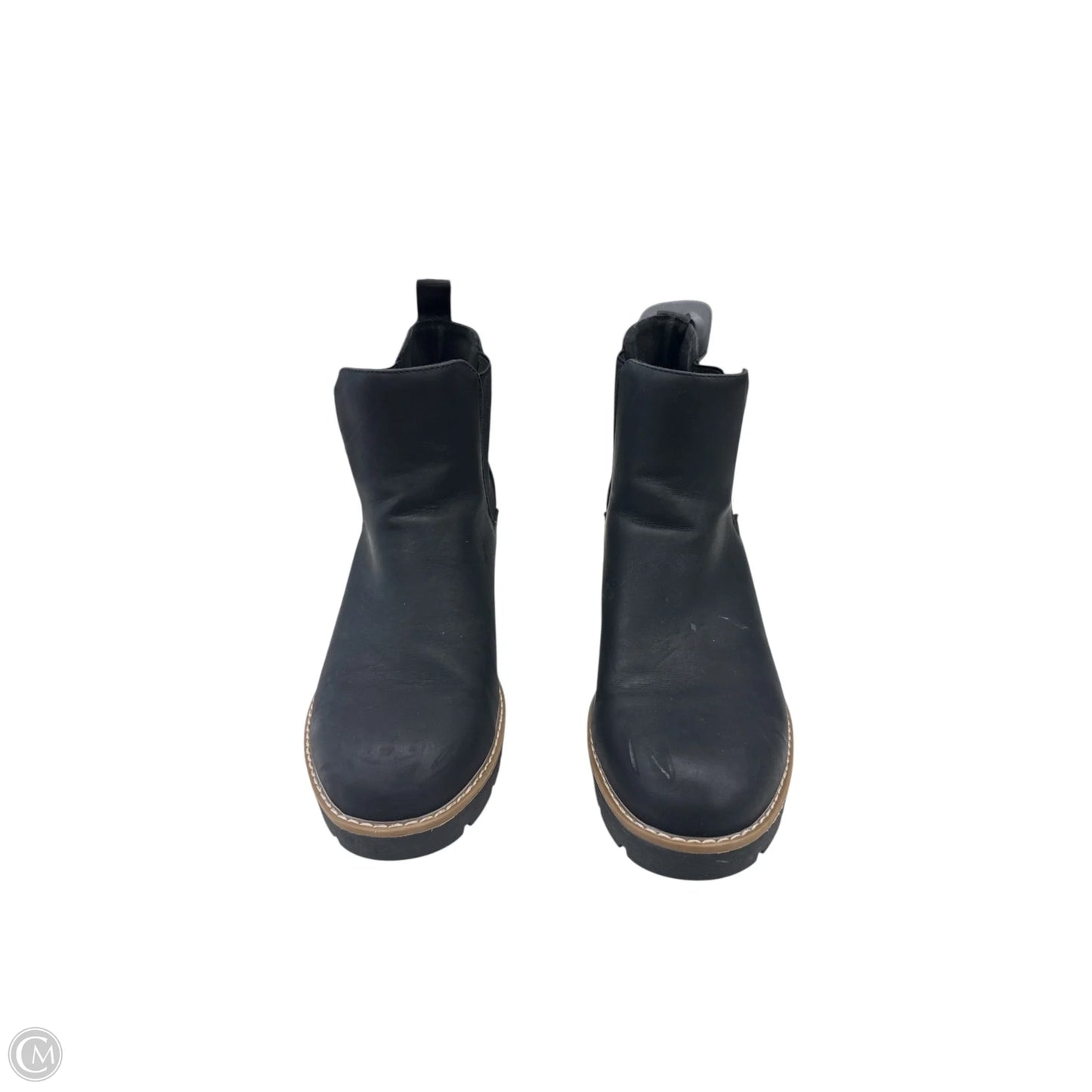 Boots Ankle Flats By Clothes Mentor In Black, Size: 9