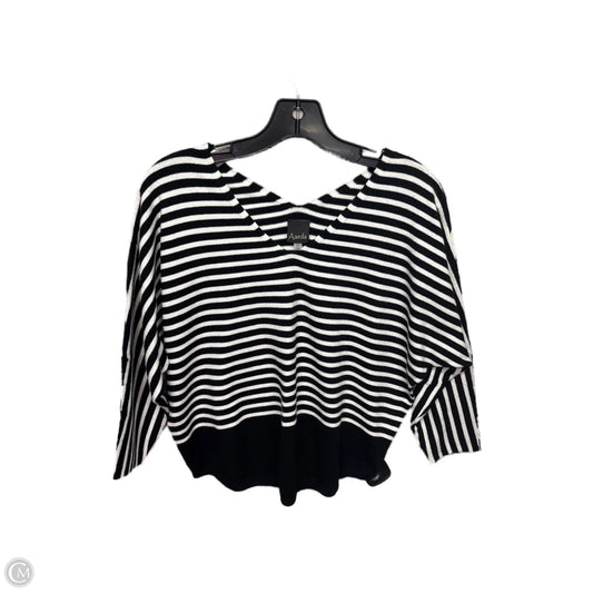 Sweater By Clothes Mentor In Striped Pattern, Size: M