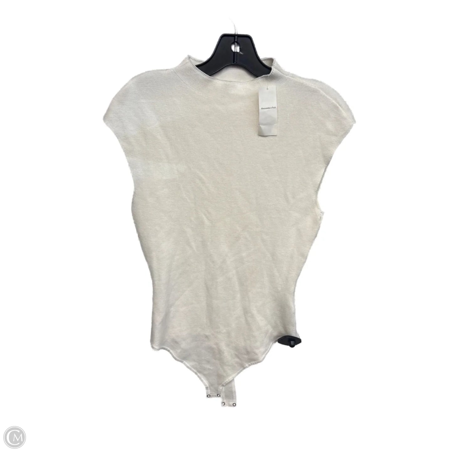 Bodysuit By Abercrombie And Fitch In Cream, Size: M
