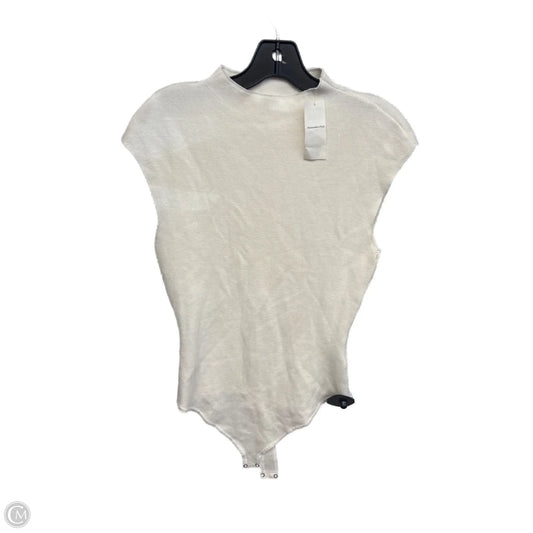 Bodysuit By Abercrombie And Fitch In Cream, Size: M