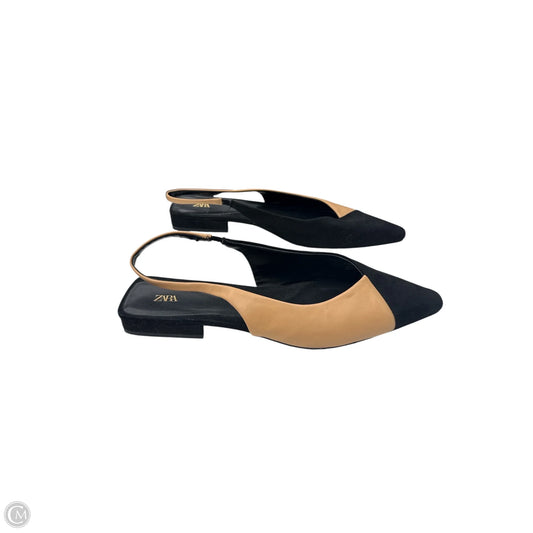 Shoes Flats By Zara In Black & Brown