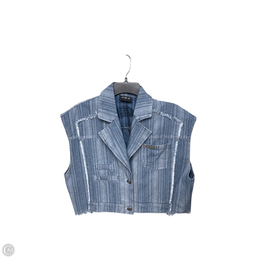 Vest Other By Clothes Mentor In Blue Denim, Size: S