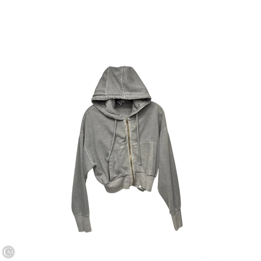 Sweatshirt Hoodie By Clothes Mentor In Teal, Size: M