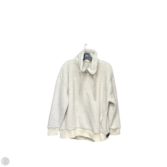Jacket Faux Fur & Sherpa By Athleta In Cream, Size: L