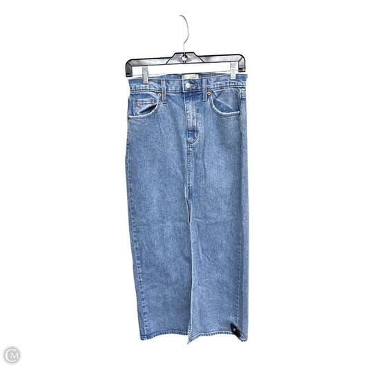Skirt Maxi By Universal Thread In Blue Denim, Size: 4