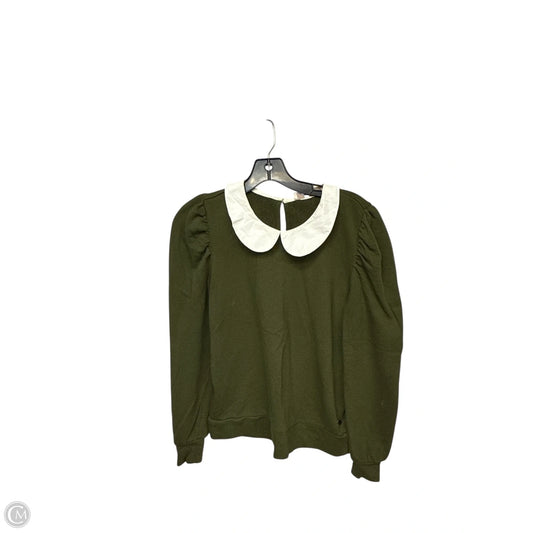 Top Long Sleeve By Loft In Green, Size: Xs