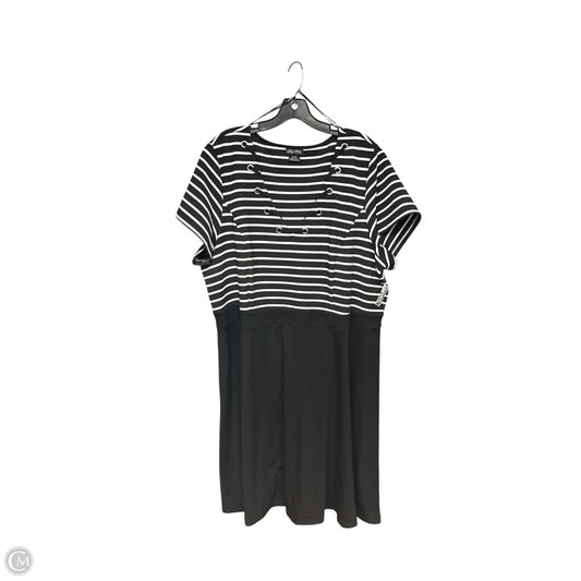 Dress Casual Midi By City Chic In Striped Pattern, Size: 22