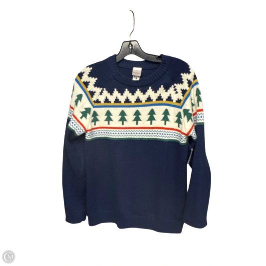 Sweater By Cmc In Blue & White, Size: Xs