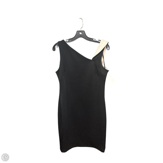Dress Party Midi By Calvin Klein In Black & Cream, Size: 10