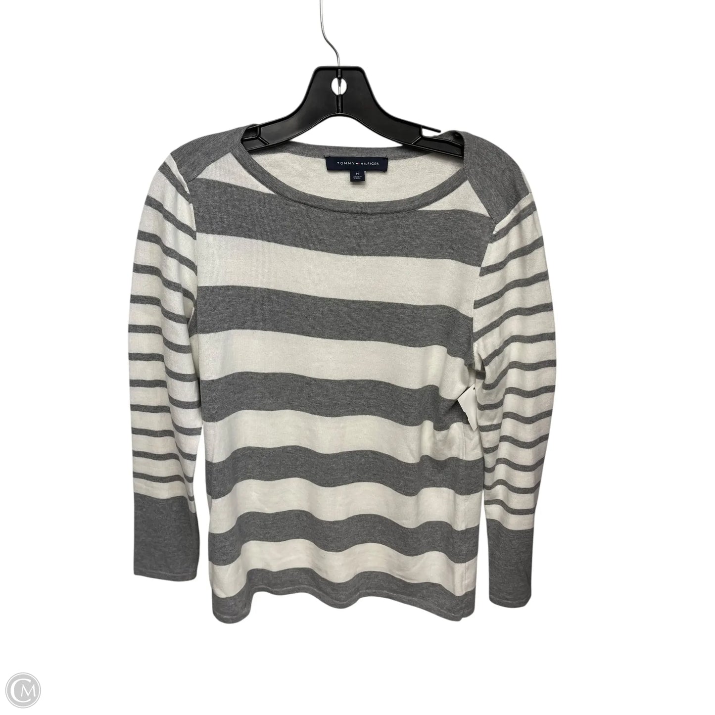 Sweater By Tommy Hilfiger In Striped Pattern, Size: M