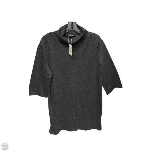Dress Sweater By Zara In Grey, Size: M
