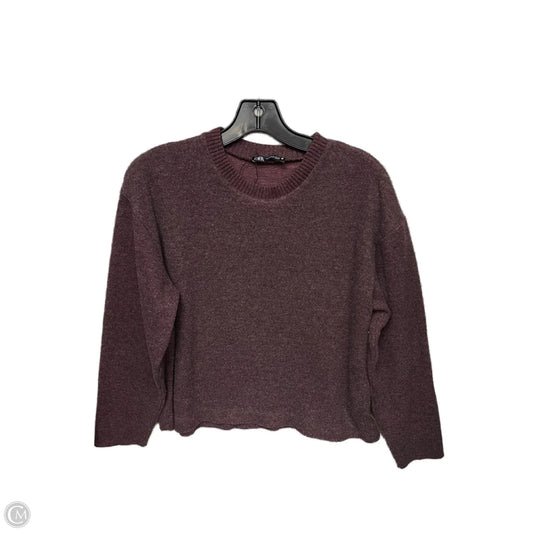Sweater By Zara In Maroon, Size: S