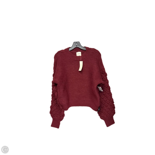 Sweater By Harper In Maroon, Size: L