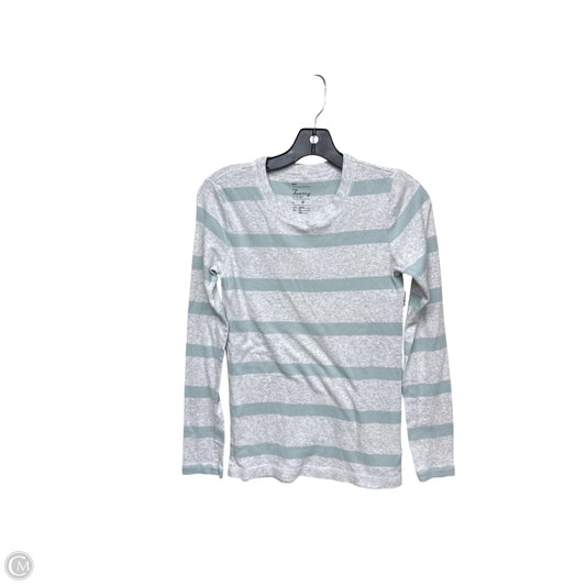 Top Long Sleeve By Gap In Striped Pattern, Size: M
