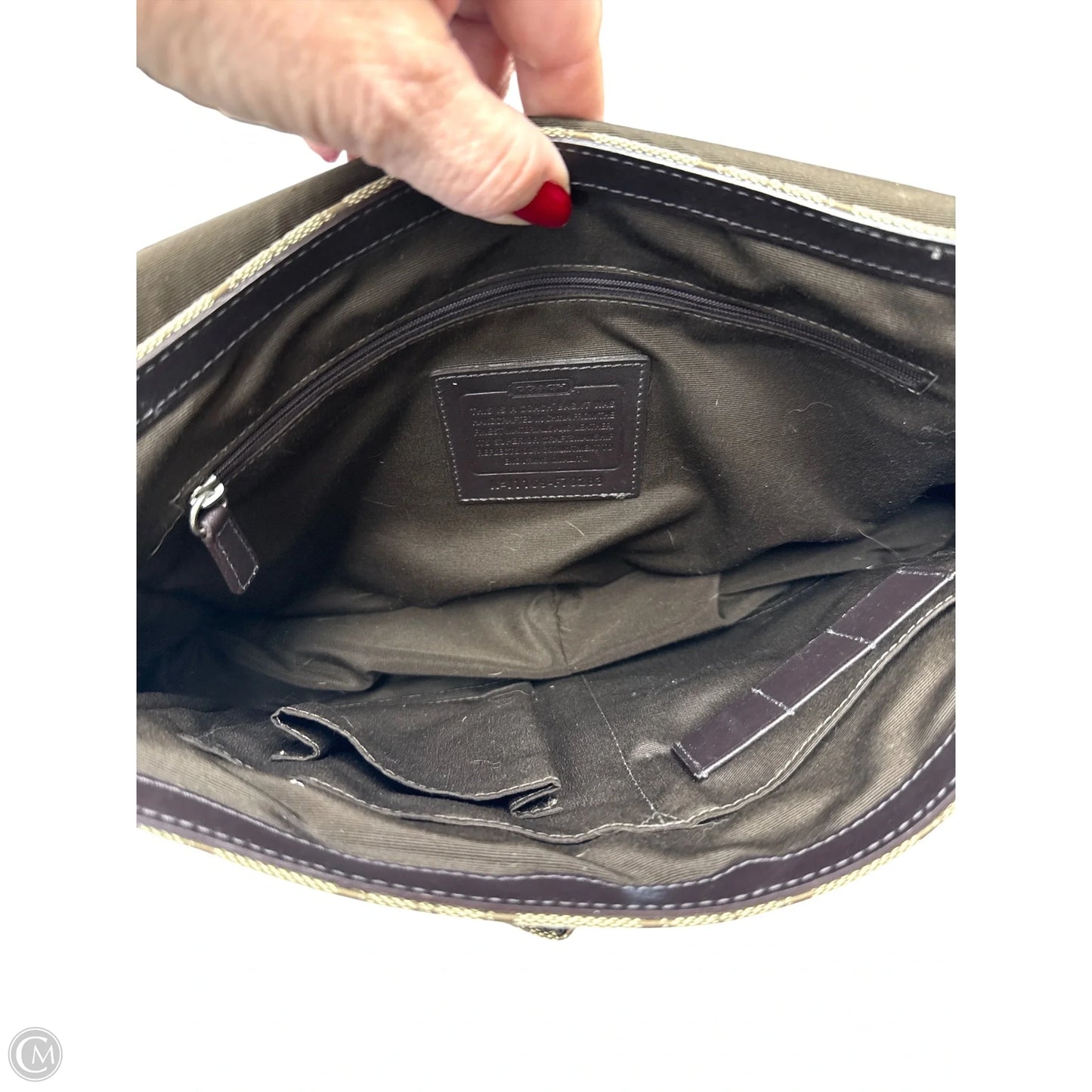Handbag Designer By Coach, Size: Medium