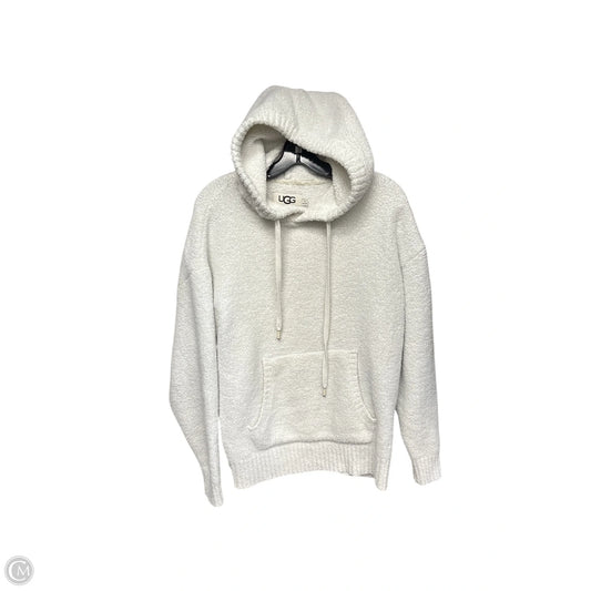 Sweater Cardigan Designer By Ugg In White, Size: L