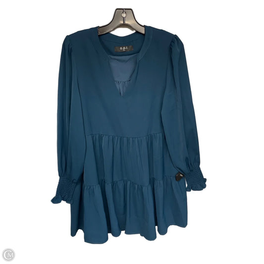 Dress Casual Midi By Clothes Mentor In Teal, Size: S