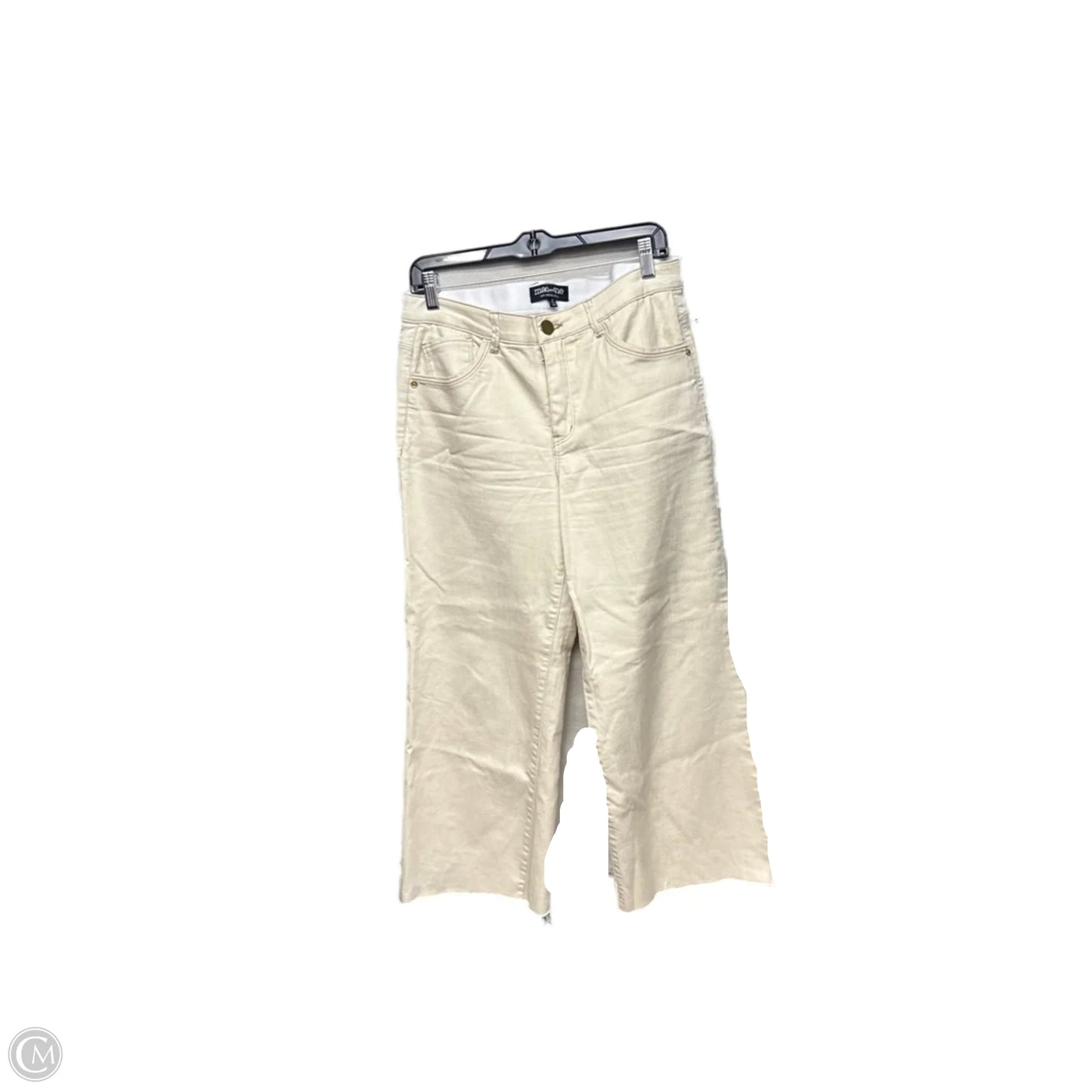 Pants Wide Leg By Clothes Mentor In Cream, Size: 10