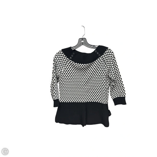 Sweater By White House Black Market In Black & White, Size: M