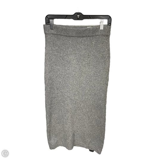 Skirt Maxi By H&m In Grey, Size: S