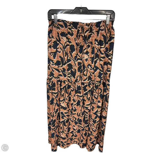 Skirt Maxi By Evereve In Blue & Orange, Size: S